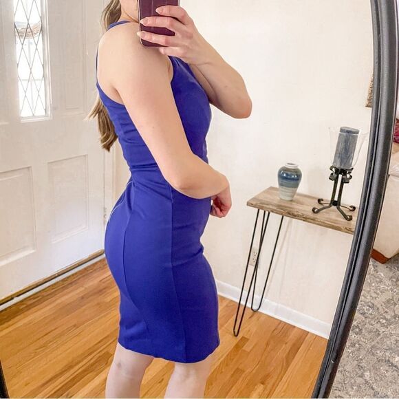 Ted Baker Jashmee Bodycon Dress Royal Blue - Picture 3 of 9